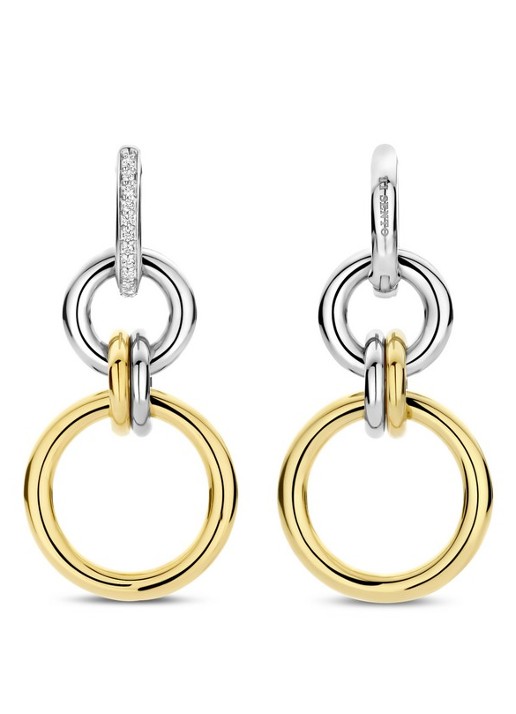 TI SENTO - Milano Oorringen verguld 78018ZY - detail 2 goud