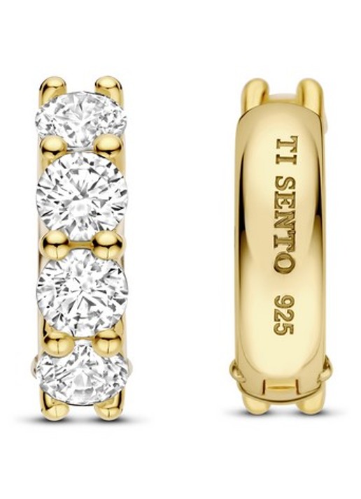 TI SENTO - Milano Oorringen verguld 78023ZY - detail 3 goud