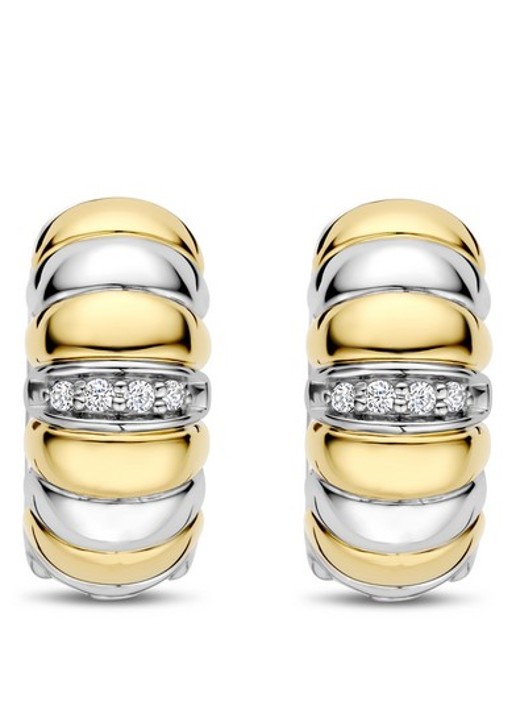 TI SENTO - Milano Oorringen verguld 78024ZY - detail goud
