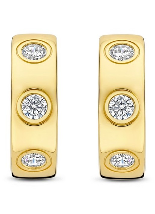 TI SENTO - Milano Oorringen verguld 78046ZY - detail goud