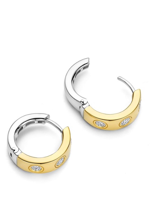 TI SENTO - Milano Oorringen verguld 78046ZY - detail 2 goud
