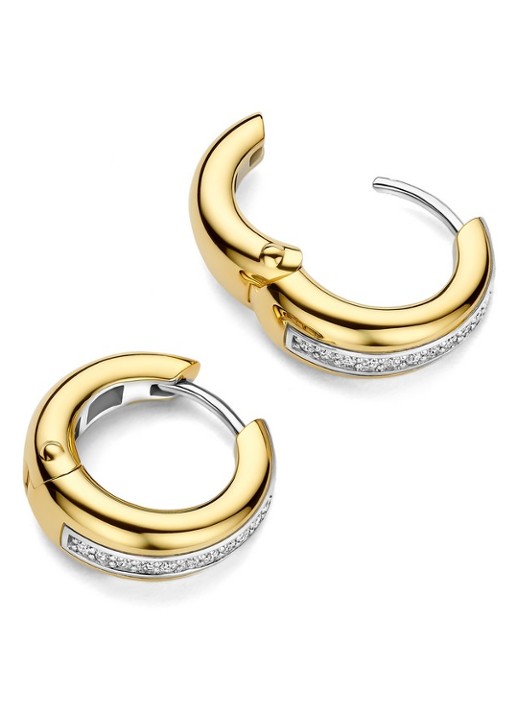 TI SENTO - Milano Oorringen verguld 78049ZY - detail 2 goud