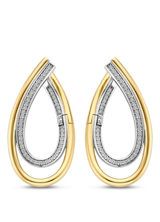 TI SENTO - Milano Oorringen verguld 78051ZY - detail 3 goud
