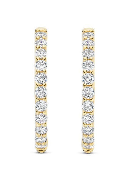TI SENTO - Milano Oorringen verguld 78077ZY - detail goud