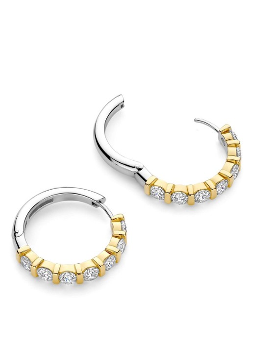 TI SENTO - Milano Oorringen verguld 78084ZY - detail 2 goud