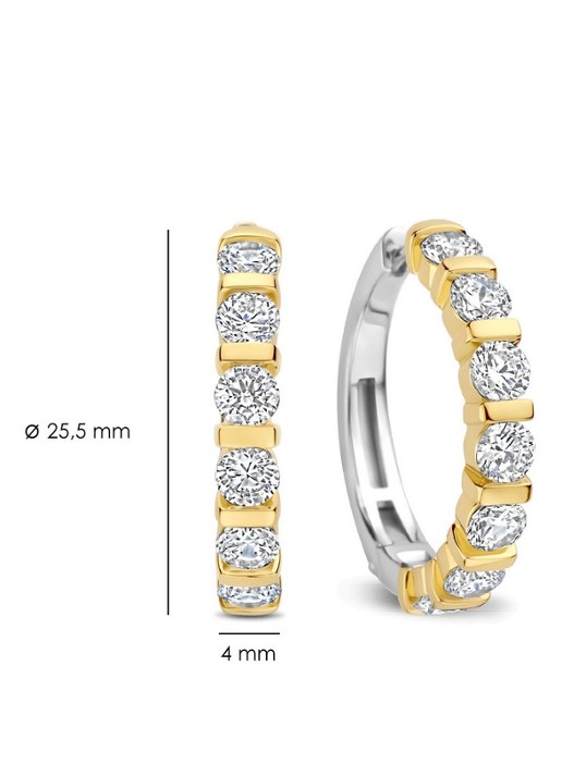 TI SENTO - Milano Oorringen verguld 78084ZY - detail 3 goud