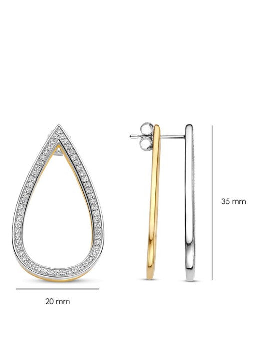 TI SENTO - Milano Oorstekers van zilver 78107ZY - detail 2 zilver