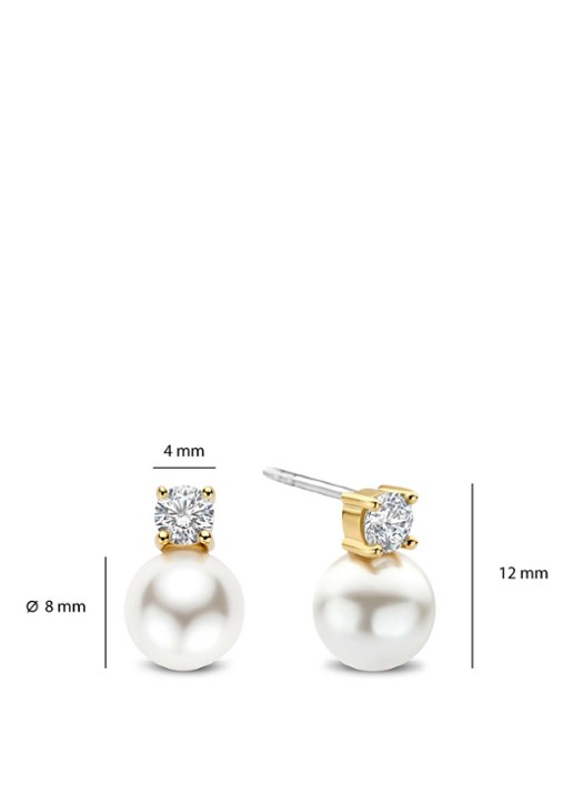 TI SENTO - Milano Oorstekers verguld 78060YP - detail 2 goud