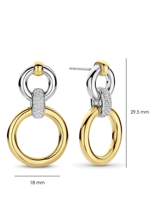 TI SENTO - Milano Oorstekers verguld 78089ZY - detail 2 goud