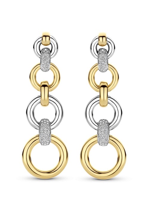 TI SENTO - Milano Oorstekers verguld 78090ZY - detail zilver