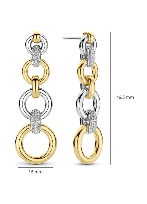 TI SENTO - Milano Oorstekers verguld 78090ZY - detail 2 zilver