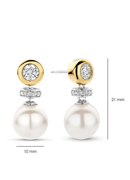 TI SENTO - Milano Oorstekers verguld 78095YP - detail 2 goud