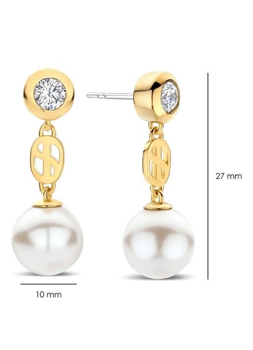 TI SENTO - Milano Oorstekers verguld 78096YP - detail 2 goud