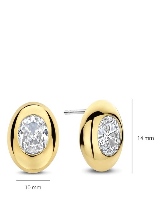 TI SENTO - Milano Oorstekers verguld 78108ZY - detail 2 goud