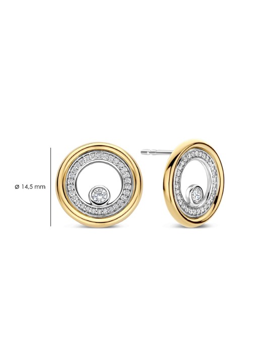TI SENTO - Milano Oorstekers verguld 78113ZY - detail 2 zilver