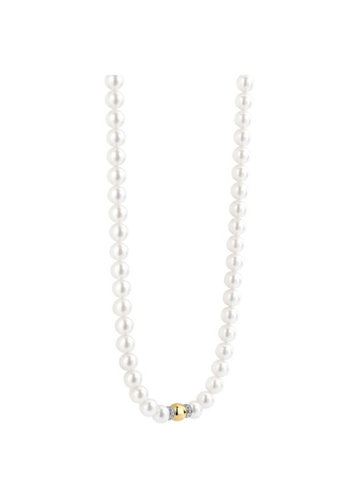 TI SENTO - Milano Parelketting 34112YP - detail parelmoer