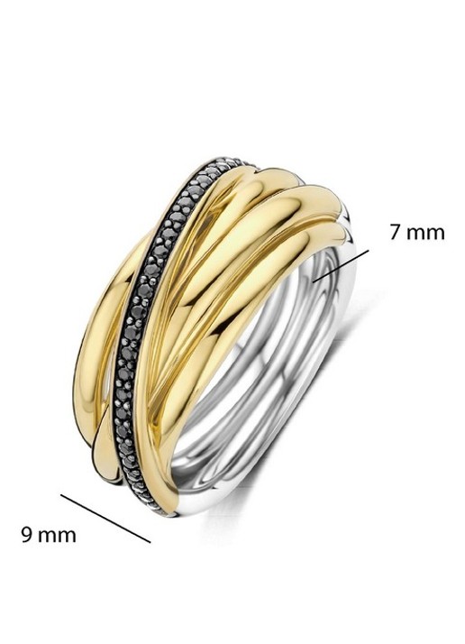 TI SENTO - Milano Ring 12318BY - detail 5 goud