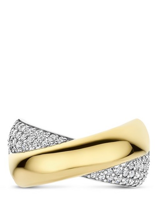 TI SENTO - Milano Ring 12404ZY - detail 2 goud