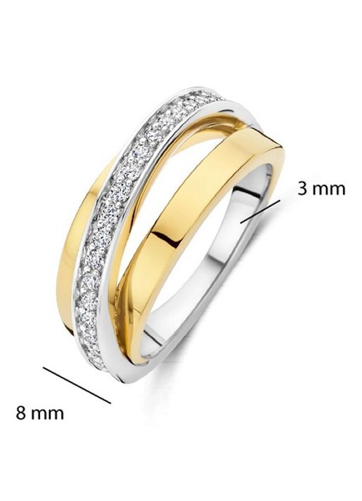 TI SENTO - Milano Ring 12405ZY - detail 3 goud