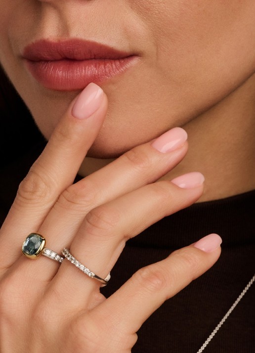 TI SENTO - Milano Ring 12414TY - voorkant 7 zilver
