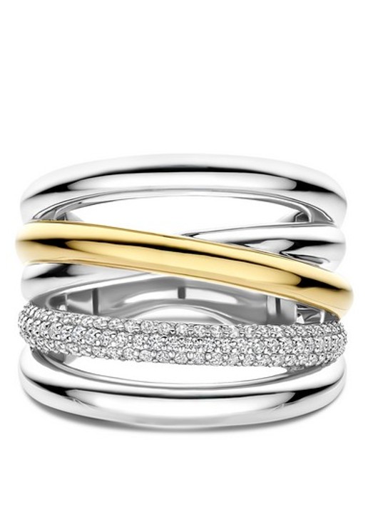 TI SENTO - Milano Ring 12421ZY - detail 4 zilver