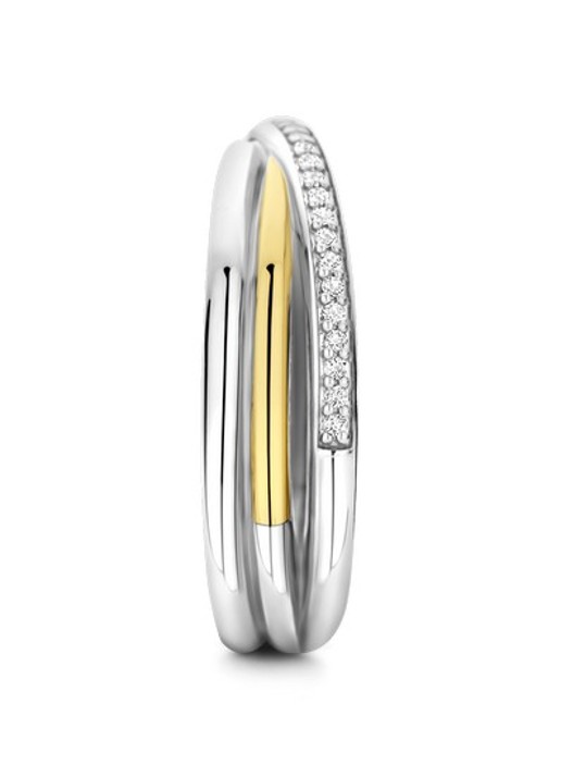 TI SENTO - Milano Ring met zirkonia 12346ZY - detail 3 zilver