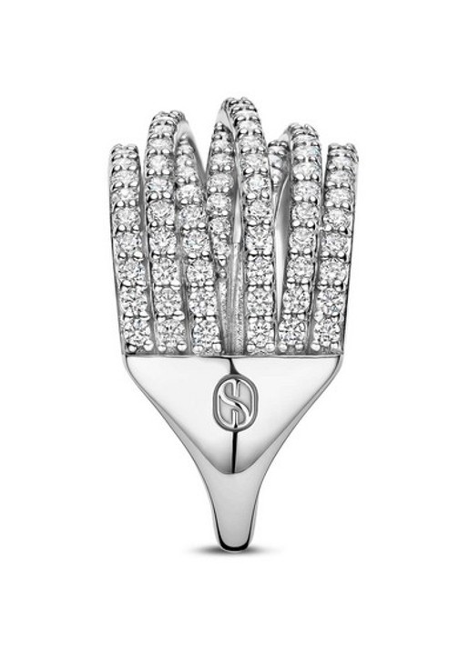 TI SENTO - Milano Ring met zirkonia 12431ZI - detail 3 zilver