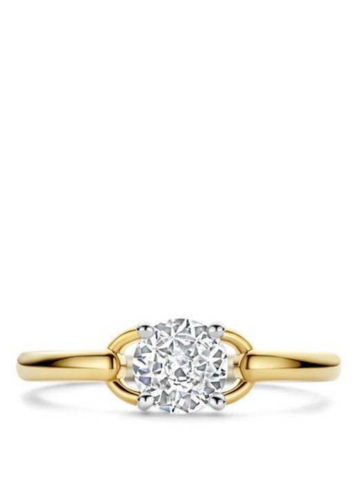 TI SENTO - Milano Ring met zirkonia 12452ZY - detail 2 goud