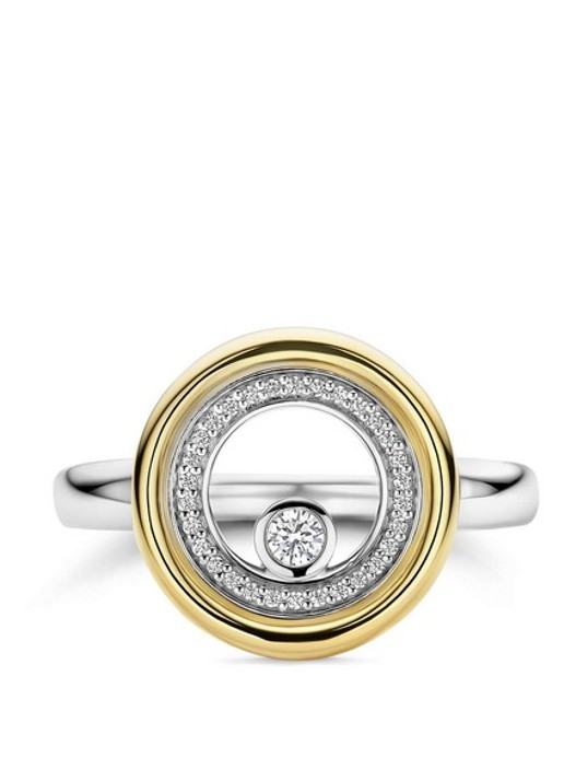 TI SENTO - Milano Ring met zirkonia 12456ZY - detail 2 zilver