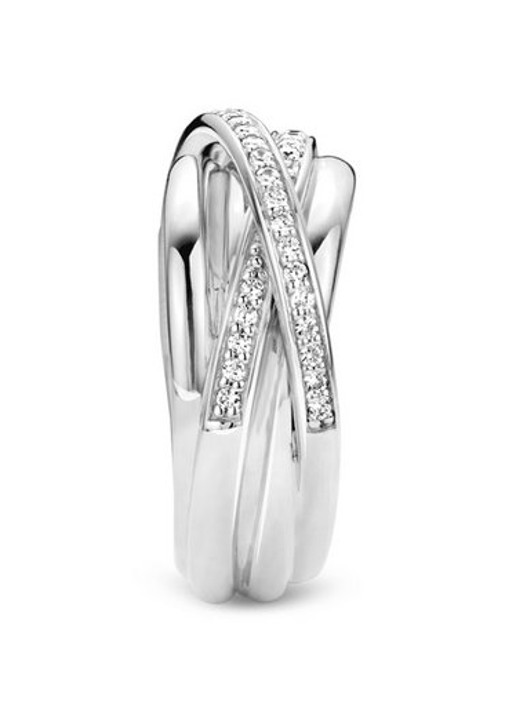 TI SENTO - Milano Ring van zilver 12056ZI - detail 4 zilver