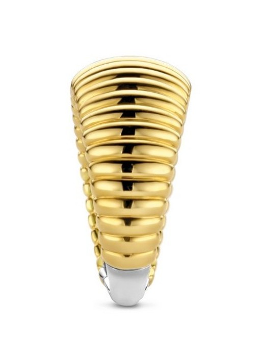 TI SENTO - Milano Ring van zilver 12217SY - detail goud