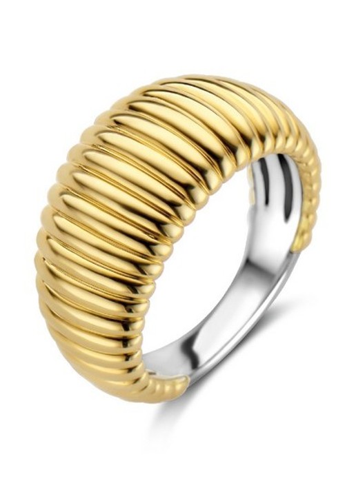 TI SENTO - Milano Ring van zilver 12217SY - voorkant 6 goud