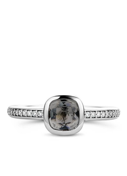 TI SENTO - Milano Ring van zilver met kristal 12176GB - detail 4 zilver