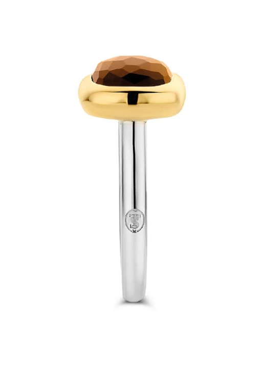 TI SENTO - Milano Ring van zilver met kristal 12178TB - detail 2 zilver