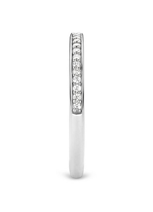 TI SENTO - Milano Ring van zilver met zirkonia 1923ZI - detail 4 zilver