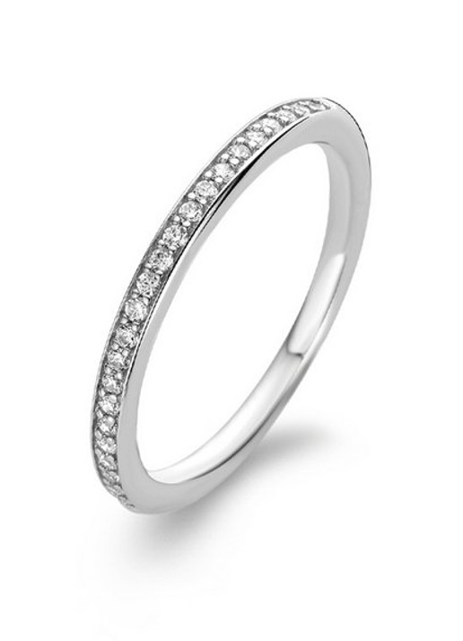 TI SENTO - Milano Ring van zilver met zirkonia 1923ZI