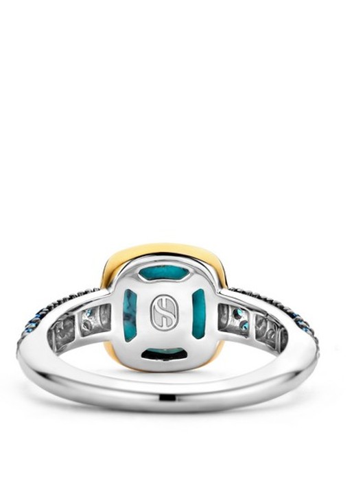 TI SENTO - Milano Ring verguld 12331TQ - detail 3 blauw