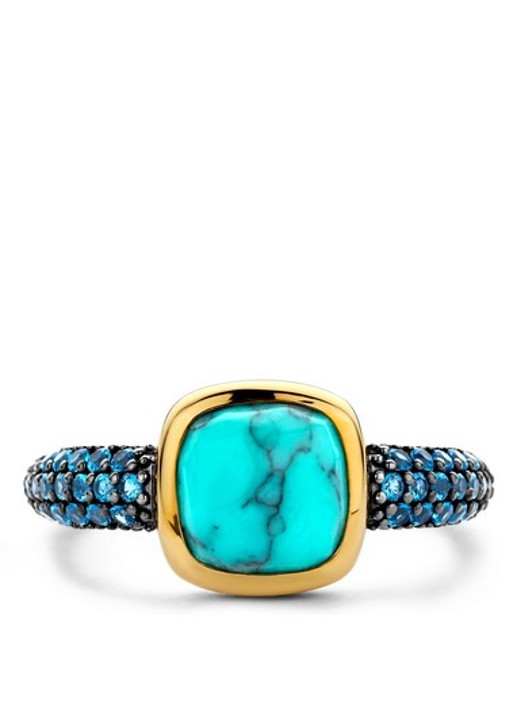 TI SENTO - Milano Ring verguld 12331TQ