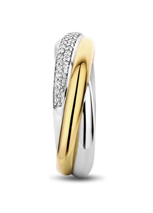 TI SENTO - Milano Ring verguld 12343ZY - detail 4 zilver