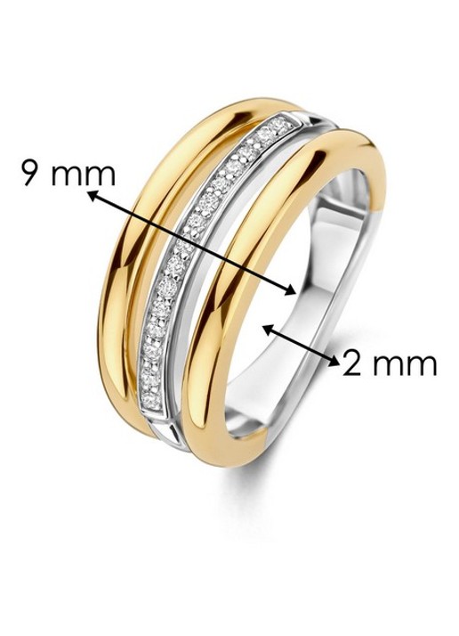TI SENTO - Milano Ring verguld 12369ZY - detail 2 goud