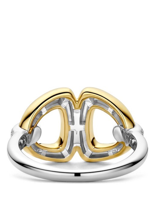 TI SENTO - Milano Ring verguld 12391ZY - detail goud