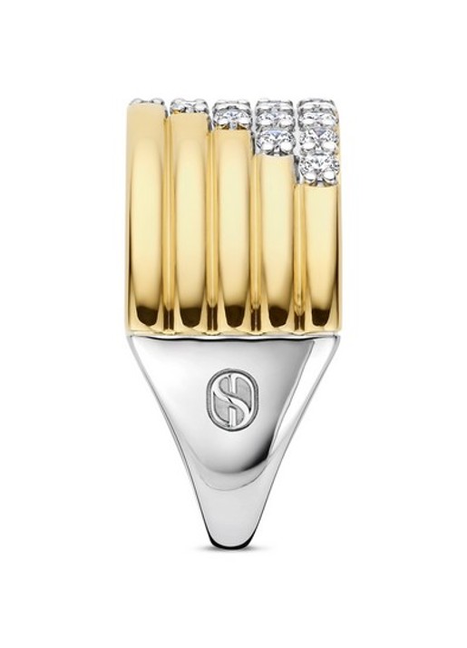 TI SENTO - Milano Ring verguld 12410ZY - detail goud