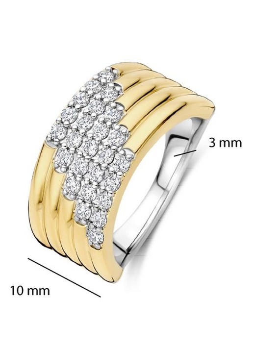 TI SENTO - Milano Ring verguld 12410ZY - detail 3 goud