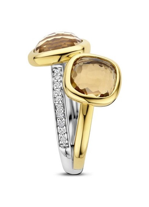 TI SENTO - Milano Ring verguld 12412CY - detail goud