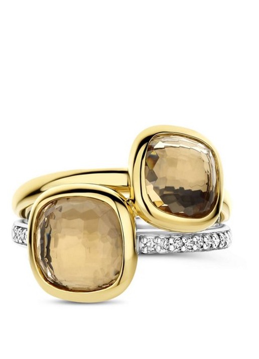 TI SENTO - Milano Ring verguld 12412CY - detail 2 goud
