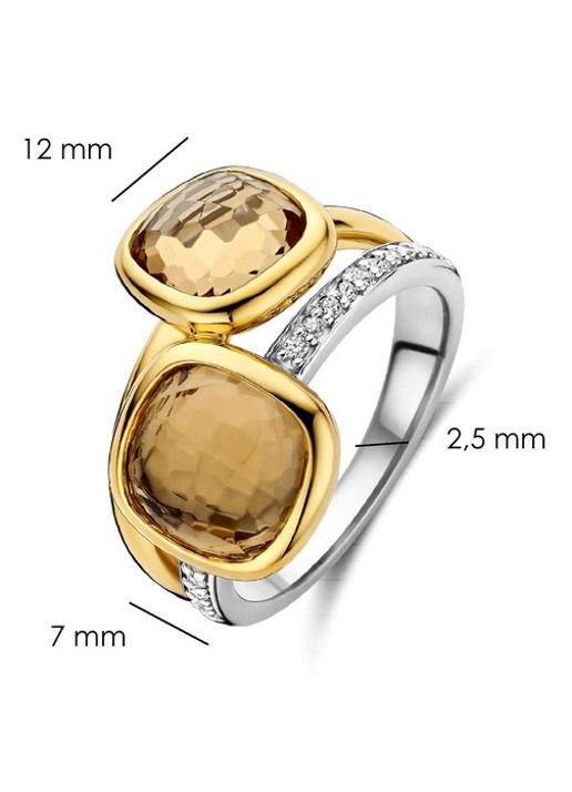 TI SENTO - Milano Ring verguld 12412CY - detail 3 goud