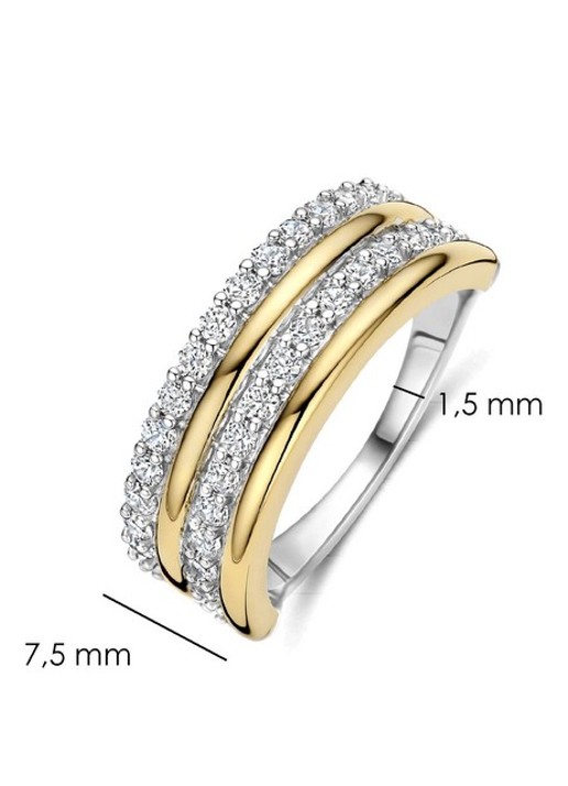 TI SENTO - Milano Ring verguld 12444ZY - detail 3 goud