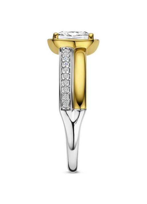 TI SENTO - Milano Ring verguld 12451ZY - detail goud