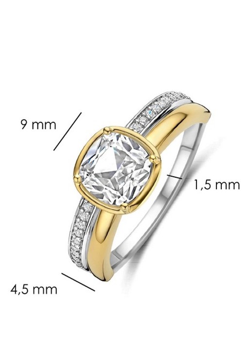 TI SENTO - Milano Ring verguld 12451ZY - detail 3 goud