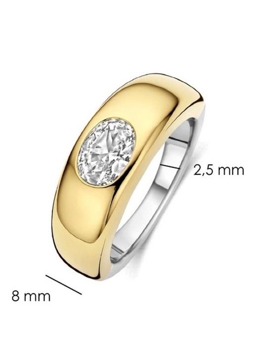 TI SENTO - Milano Ring verguld 12453ZY - detail 3 goud